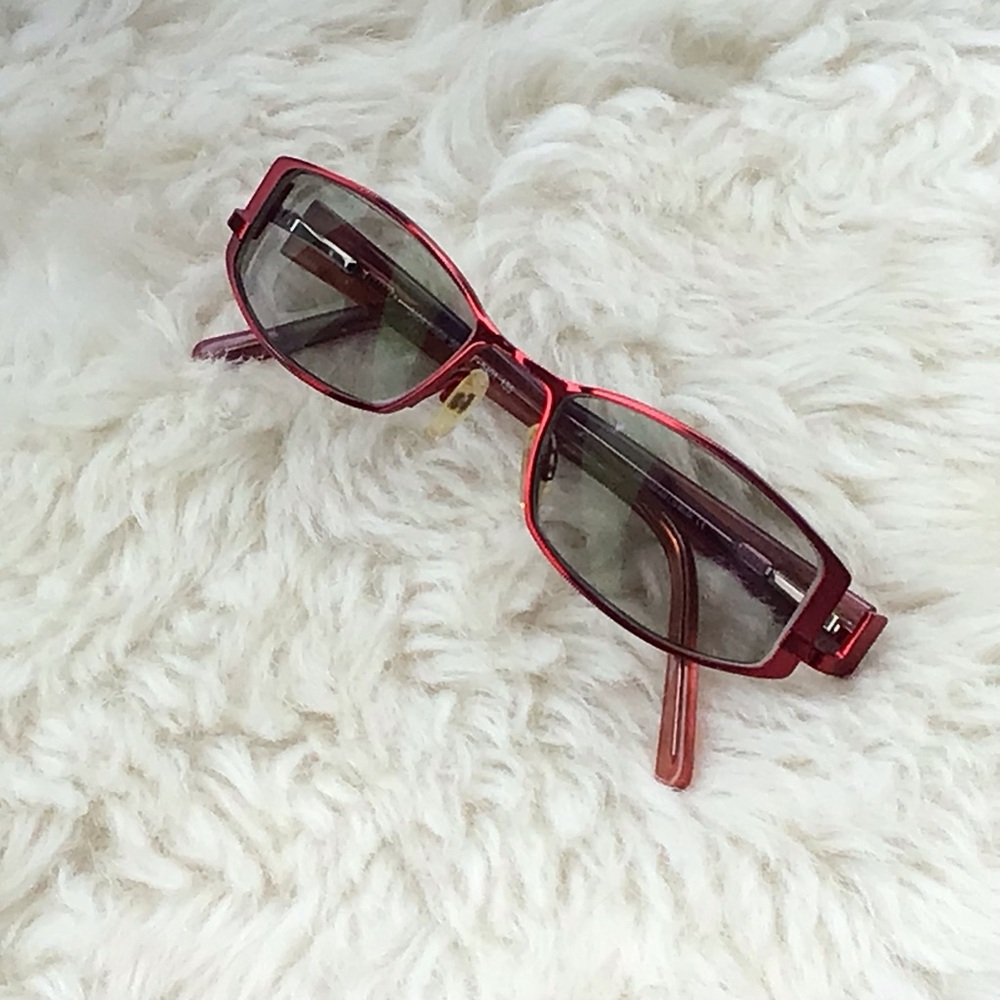 Skaga Eyeglasses 3404 Scandinavian Eyewear -Red, Pink and Orange Titanium Frame. - Picture 3 of 16